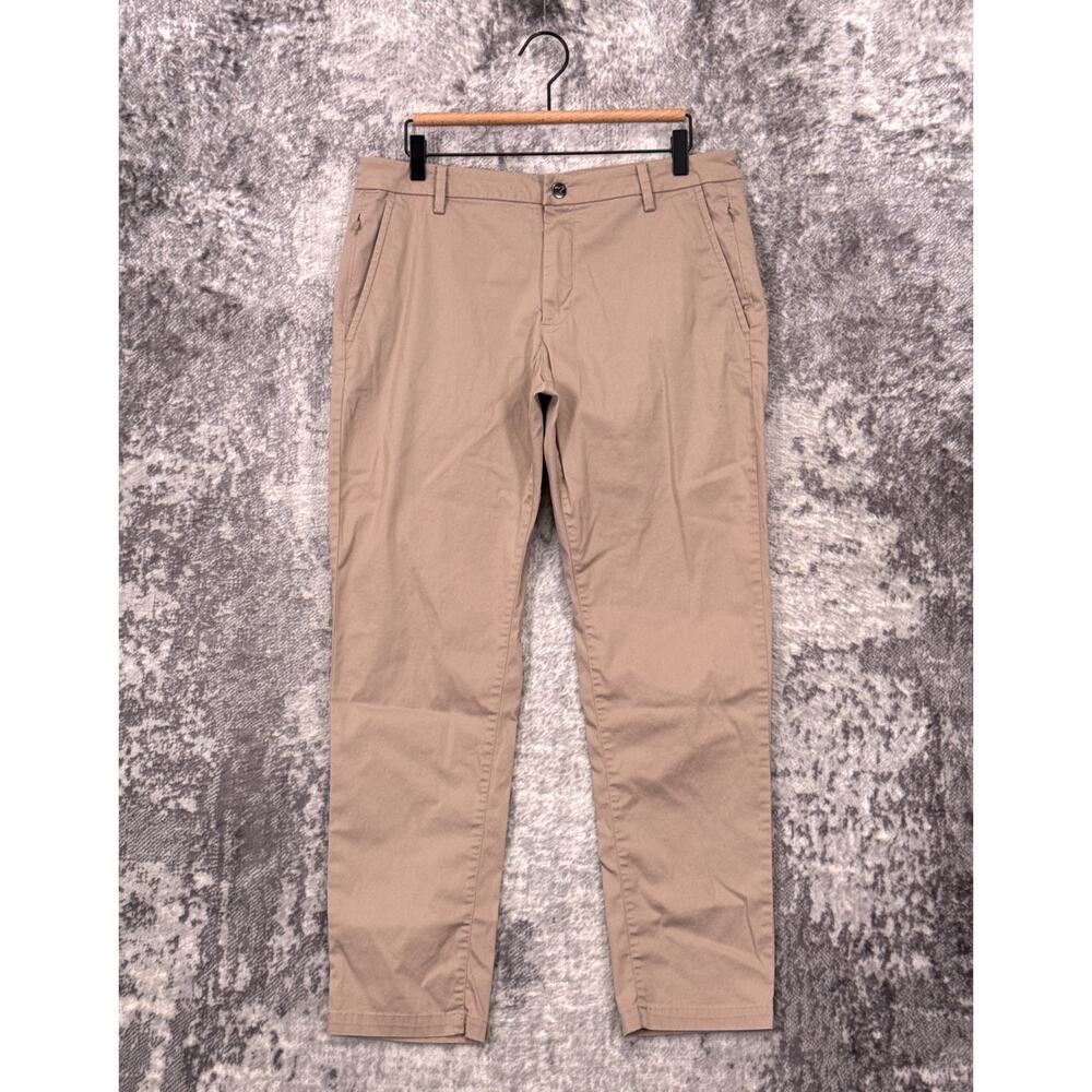 Birddogs Slim Fit Chino Pants 34 x 28 Mens Stretch Cotton Lined
